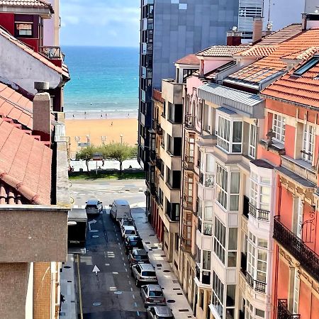 Atico Marques Vistas Al Mar - Garaje Opcional Gijón Exterior foto